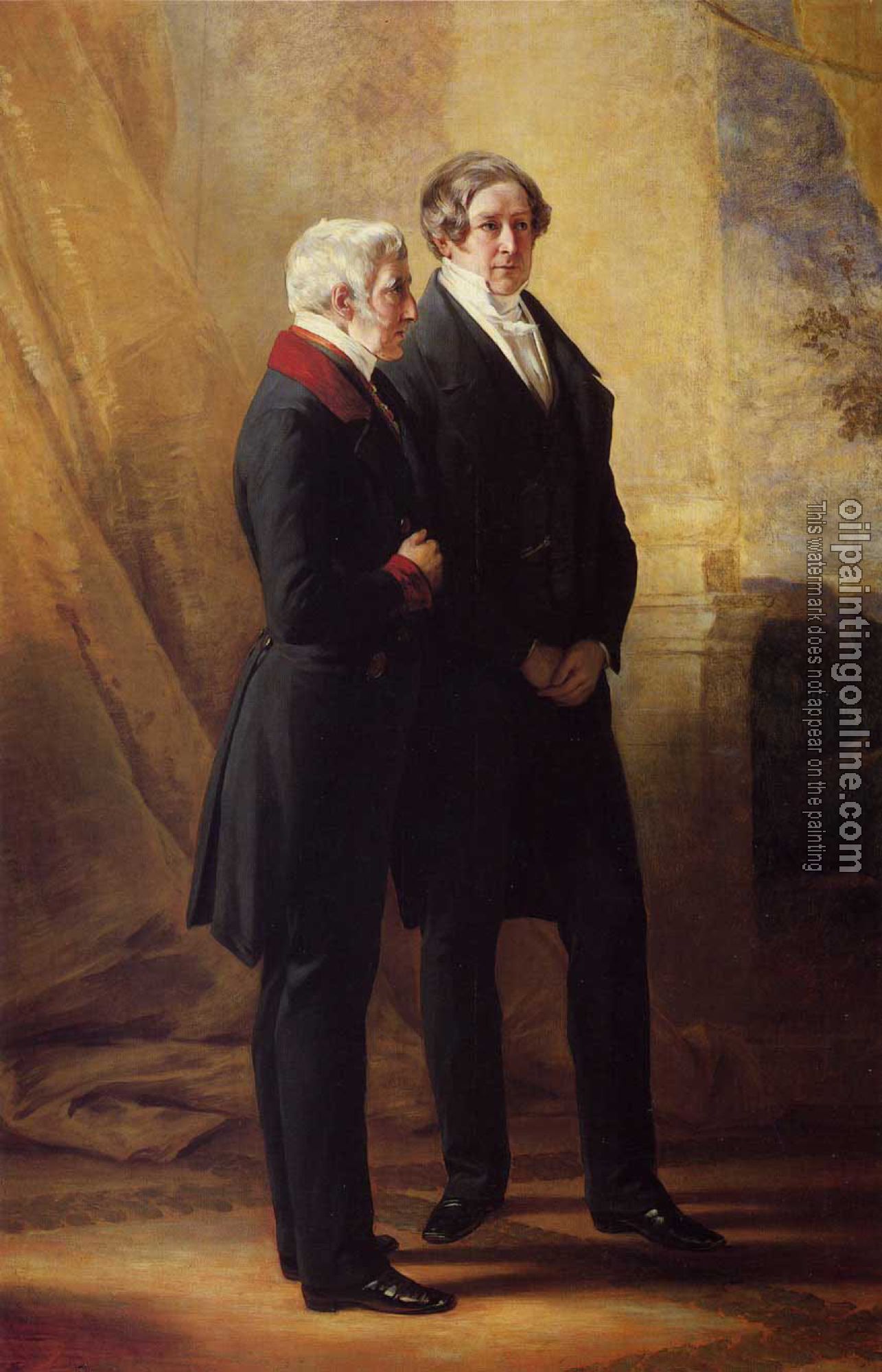 Winterhalter, Franz Xavier - Arthur Wellesley 1st Duke of Wellington with Sir Robert Peel